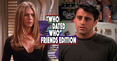 who is dating who in friends
